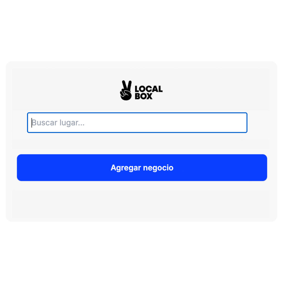 búsqueda del negocio en la cuenta de localbox para escanearlo y saber cuántas reseñas te faltan para subir tu nota de google